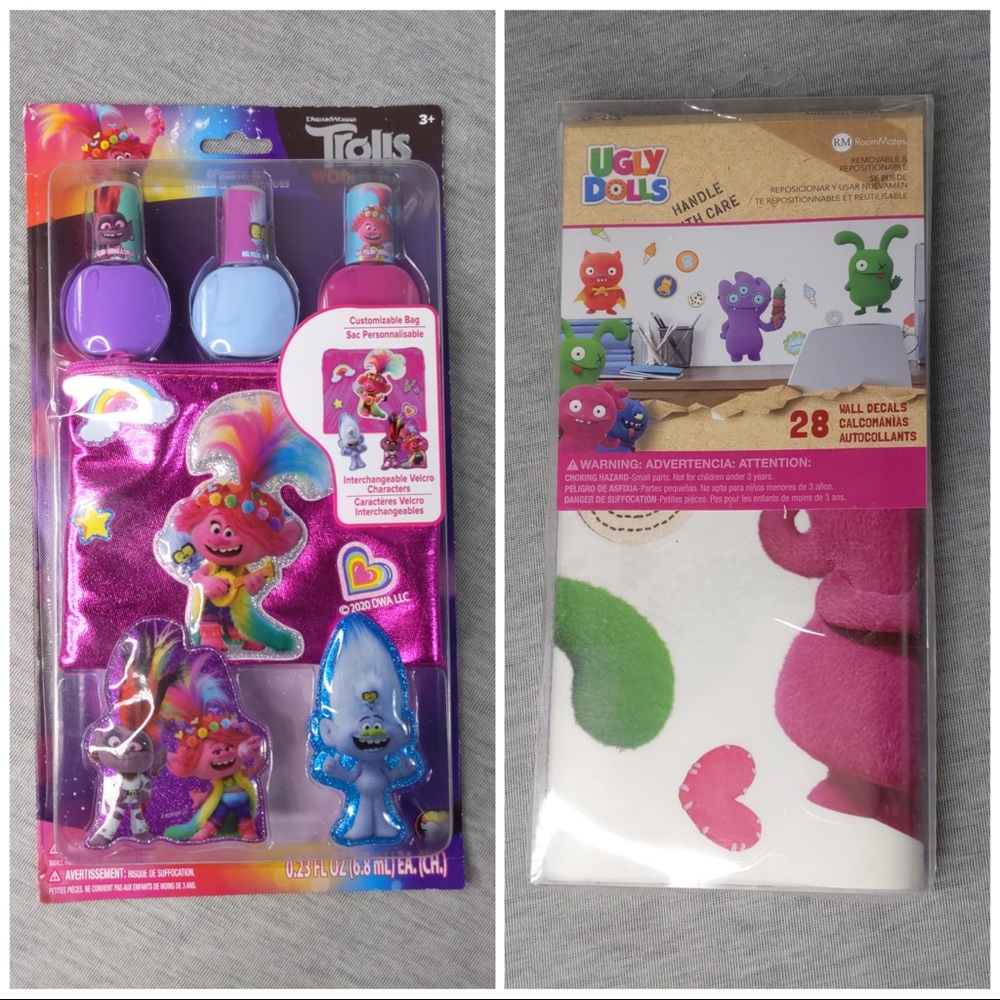 👯‍♀️Host Pick⚡️ Ugly Dolls Wall Decal + Trolls Gift Set